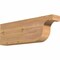 Ekena Millwork Del Monte Smooth Rafter Tail, Western Red Cedar, 3 1/2"W x 8"H x 24"L RFT04X08X24DEL00SWR - alternate 1